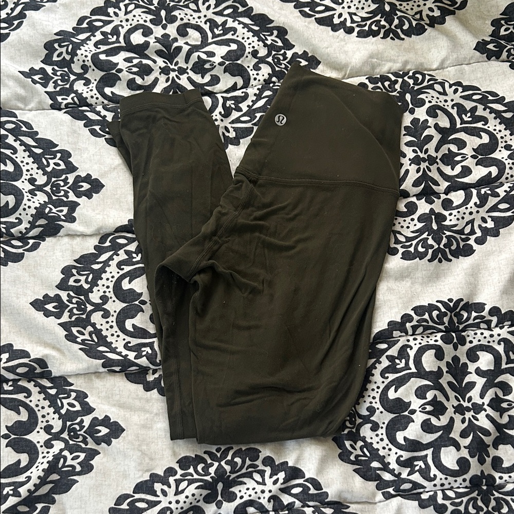 lululemon athletica Dark Green Leggings